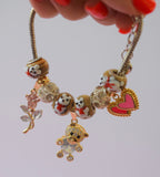 Teddy Bear Charm Bracelet
