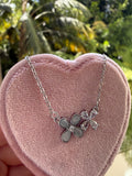 Grey Blossom Necklace