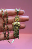 Matte Large Saint Jude (Thick Chain)