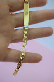 Kids Thick Figaro ID Bracelet