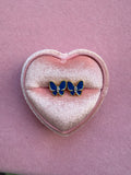 Enamel Butterfly Studs (blue)