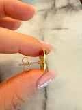 Diamond Butterfly Studs
