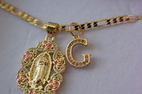 Icy La Rosa de Guadalupe & Initial (Pink)