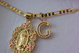 Icy La Rosa de Guadalupe & Initial (Pink)