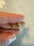 Diamond Flower Studs