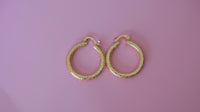 Hammered Tube Hoops