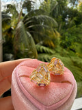 Baguette Heart Earrings (multicolor)