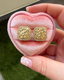 Square Nugget Studs