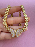 Extra Fancy Butterfly Necklace