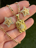 Square Star Nugget & Earrings- Package Deal