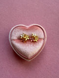 Flower Bouquet Studs (yellow, pink, white)