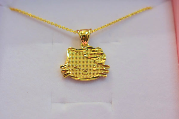 Gold Kitty (Rolo Chain)