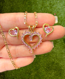 Pink Open Heart Set (Package Deal)