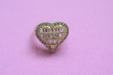 Iced Out Heart Ring