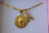 Round Classic Saint Jude & Initial