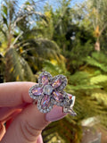 Flower & Butterfly Ring