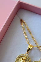 Diamond Saint Jude & Mary Heart Set