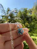 Sophia Spinning Flower (Figaro Chain)