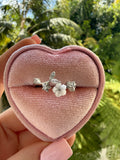 White Flower Ring (adjustable)