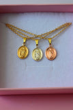 Small Oval In 3 Colors (Rolo Chain)