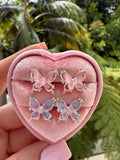 Crystal Butterfly Earrings