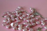 Pink Heart Rosary