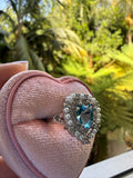 Blue Pearl Ring