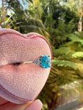 Ocean Blue Oval Ring