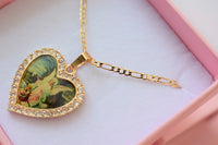 Guardian Angel Heart Necklace