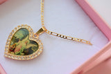 Guardian Angel Heart Necklace