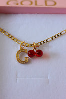 Diamond Cherry With Initial