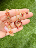 Red 3 Piece Open Heart Set (Package Deal)