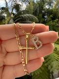 Solid Cross & Initial