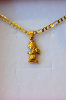 Praying Angel (Figaro Chain)