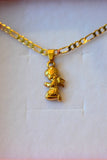 Praying Angel (Figaro Chain)