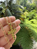 Nugget Cross & Initial