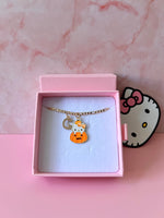 Pumpkin Kitty With Initial