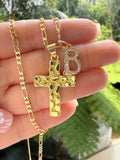Nugget Cross & Initial