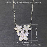 Triple Flower Necklace