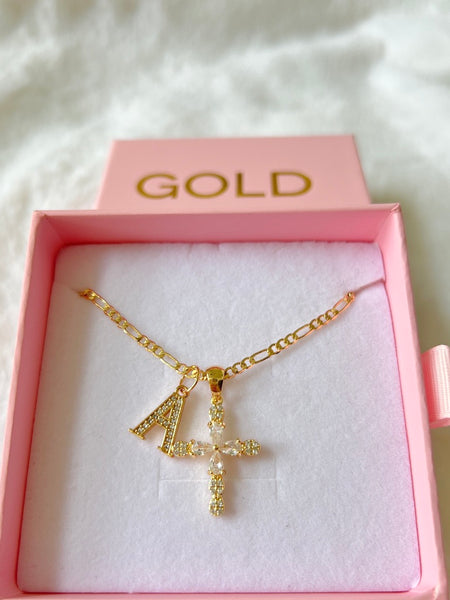 Lucky Cross With Initial