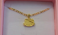 Diamond Kitty Kat (Figaro Chain)