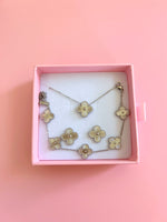 3 Piece Silver Clover Set: Package Deal