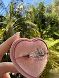 Triple Butterfly Ring
