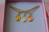 Small Oval In 3 Colors (Rolo Chain)