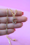 Icy Initial Necklace