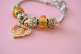 Honey Mary Heart Charm Bracelet