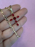 Raindrop Cross (red)