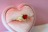 Ruby Heart Ring