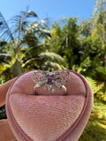 Vintage Style Amethyst Bow Ring