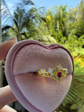 Ruby Crown Ring